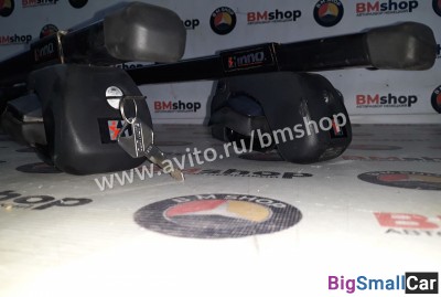 Багажник на крышу inno крепление на рейлинги