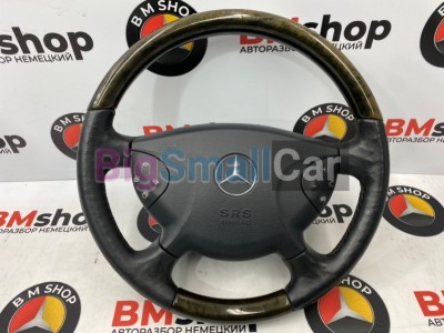 Руль Mercedes E550 2002 W211 113.967 А2114600703 - купить Саратове
