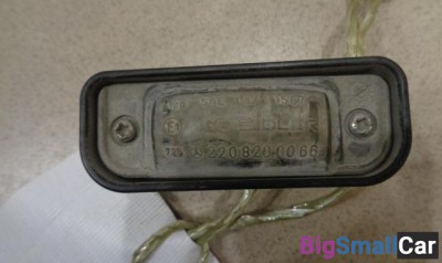 Фонарь подсветки номера от Mercedes-Benz S-Class W220 1998-2005 - купить Саратове