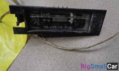 Фонарь подсветки номера от Opel Astra H 2004-2014 - купить Саратове