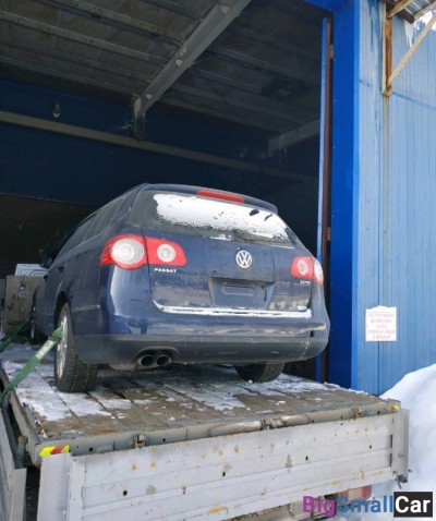 Разбор Фольксваген Пассат б6 2.0 цвет синий