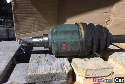 Привод левый митсубиси аутлендер 2.4 вариатор