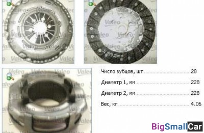 Комплект сцепления sachs 3000845701 AFN 228мм 28 з
