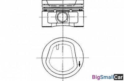 Поршень поштучно yenmak 3300050 76.5 плюс 0.5 1.5x1.5x2
