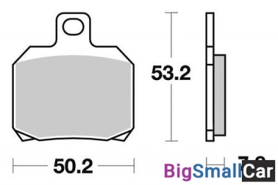 Тормозные колодки, задние Sinter / SBS 730LS