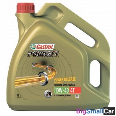 Масло моторное CASTROL 4T POWER1 10W40 4L 15688C