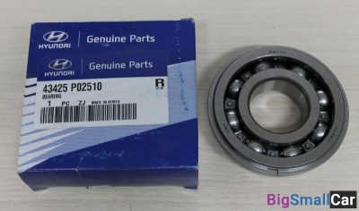 Подшипник пром. вала кпп D4AL 43425P02510 - купить Саратове