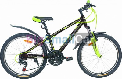 Горные велосипеды PIONEER CAPTAIN 24/12 black-lemon-silver