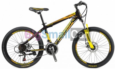 Горные велосипеды PIONEER TORNADO 24/14 black-yellow-orange