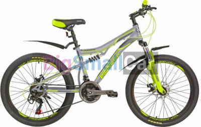 Дорожные велосипеды PIONEER COMANDOR 24/14 gray-green-black